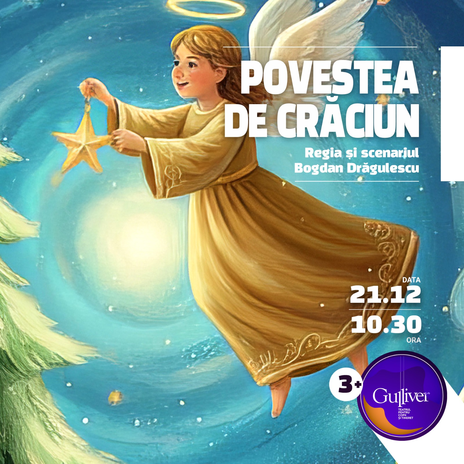 Ultimul spectacol al anului 2025 de la Teatrul ”Gulliver”